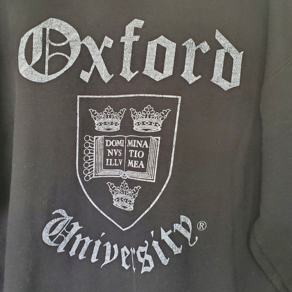 Men's Black Cambridge University Longsleeve Sweatshirt Size L Cotton/Polyester - Picture 3 of 10